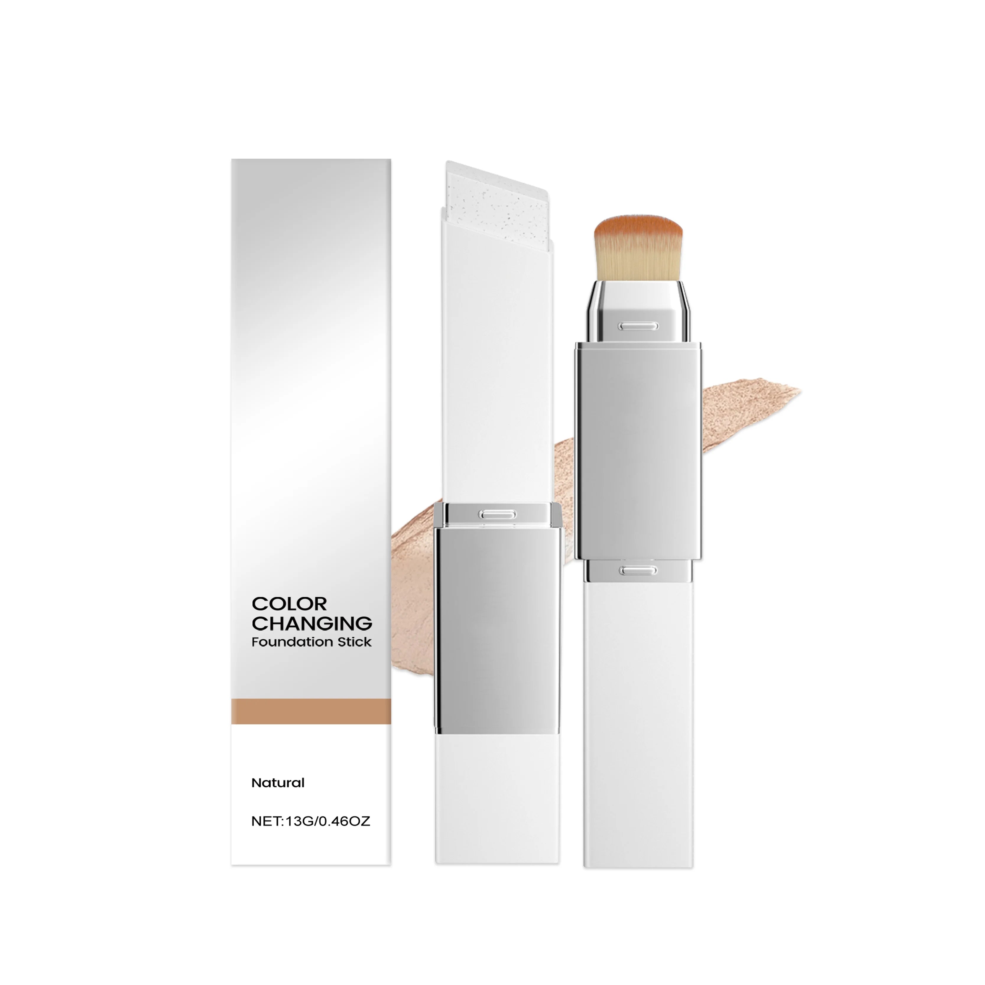 2-in-1 Color-Changing Foundation Stick – Concealer & Foundation in One