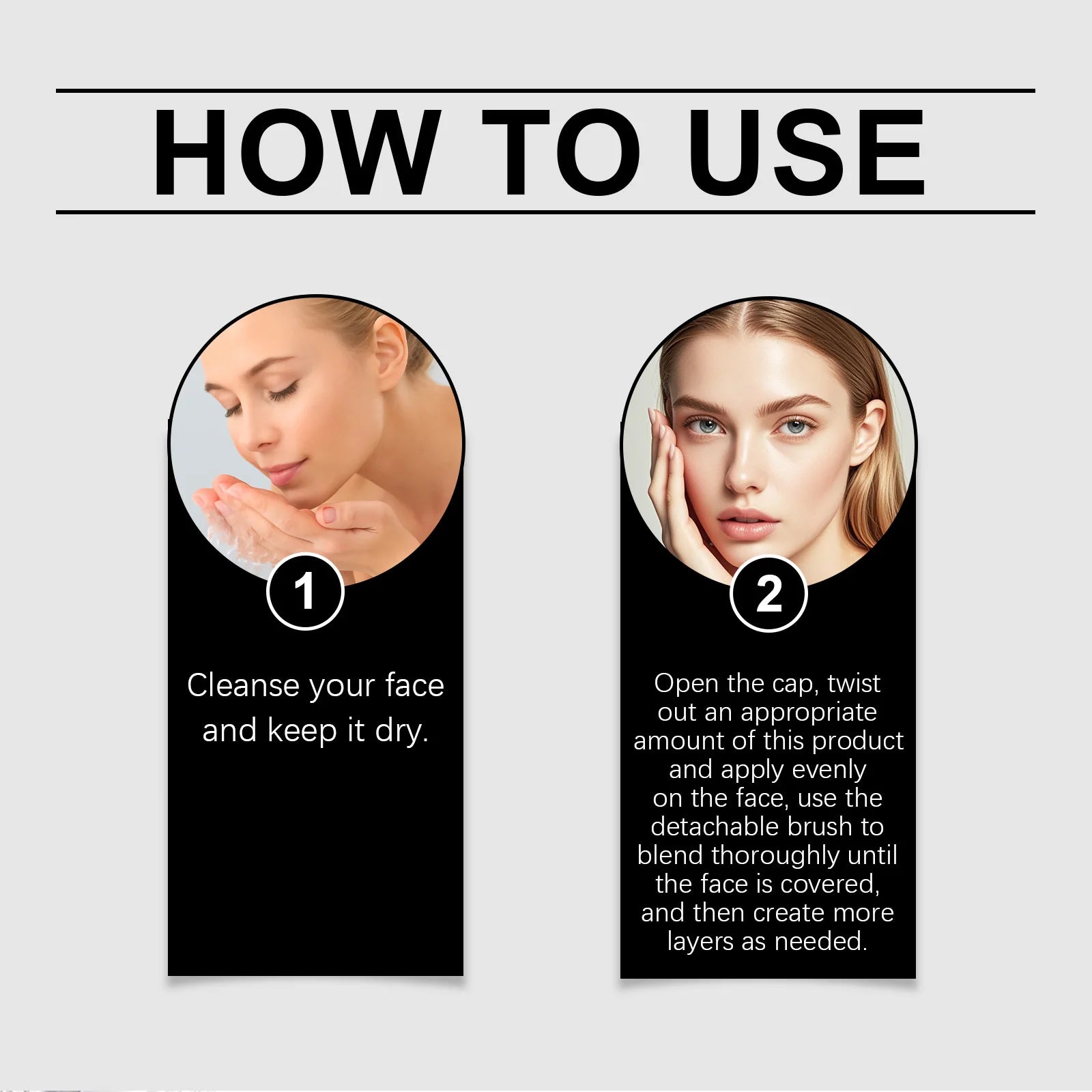 2-in-1 Color-Changing Foundation Stick – Concealer & Foundation in One