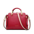 FOXER Split Leather Large Tote Bag 2026 – Elegant Luxury Crossbody Shoulder Purse