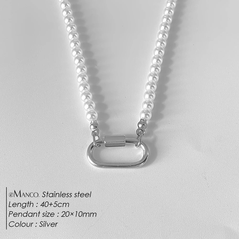 14K Gold Plated Stainless Steel Pendant Necklace – Waterproof Fashion Jewelry