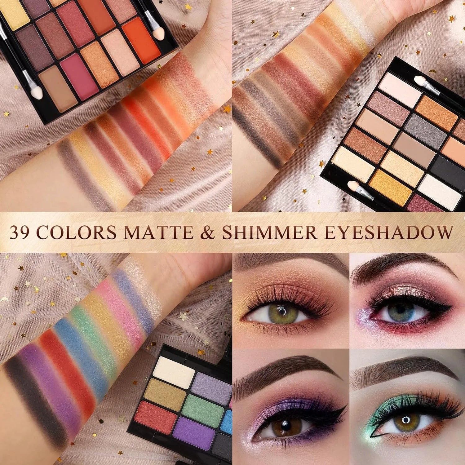 Color Spirit Professional Makeup Set – Complete Kit for Artists & Beauty Enthusiasts