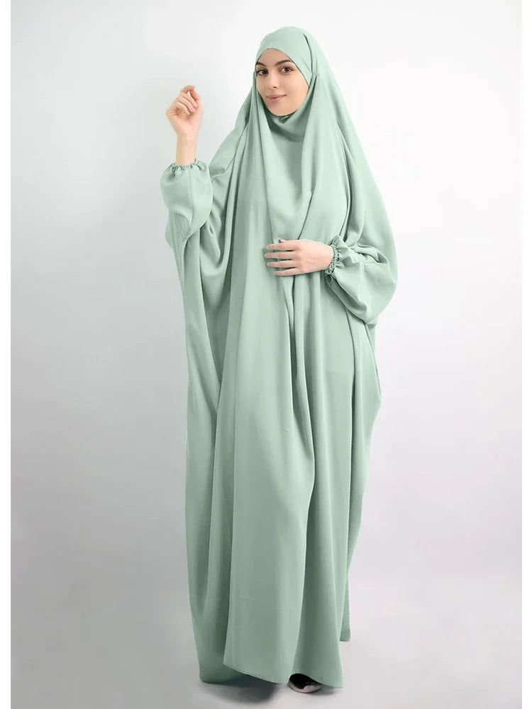 Eid Hooded Abaya – Full Cover Hijab Dress & Long Khimar for Women
