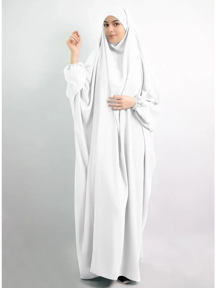 Eid Hooded Abaya – Full Cover Hijab Dress & Long Khimar for Women