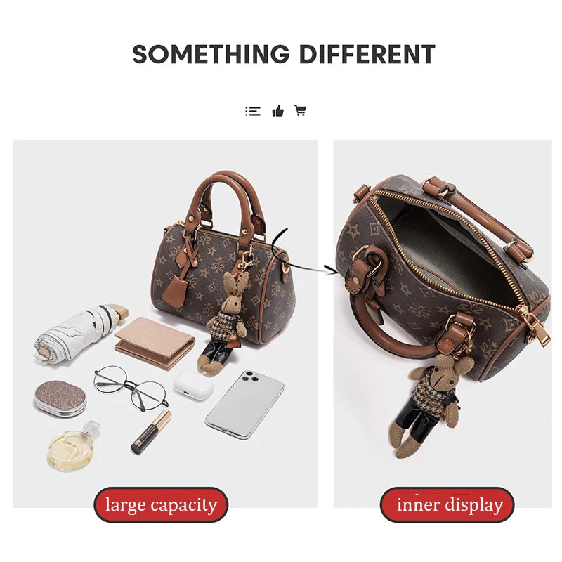 FOXER Vintage Pillow Bag 2026 – Fashion Large Crossbody Shoulder Handbag for Daily & Commute