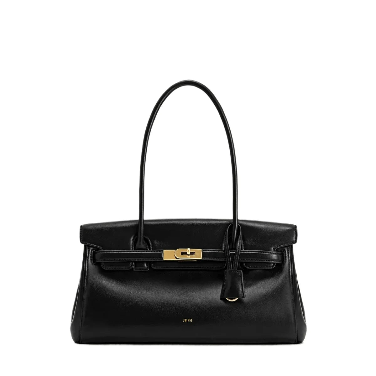 JW PEI Yara Vegan Leather Tote Bag 2026 – Black Designer Shoulder Purse for Work & Daily Use