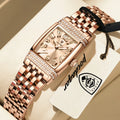 POEDAGAR Luxury Women's Watch – Sports Elegant Stainless Steel, Waterproof