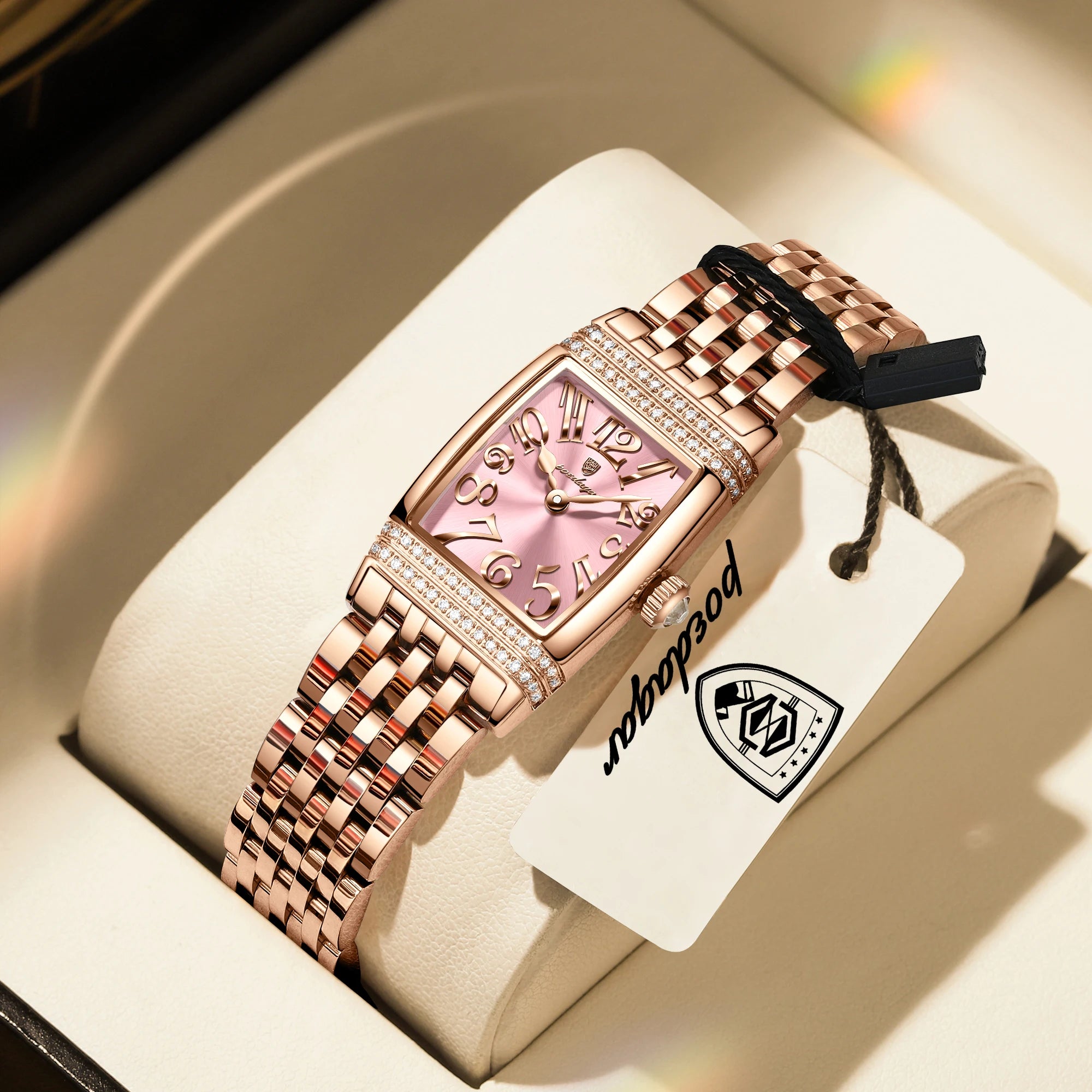 POEDAGAR Elegant Women's Watch – Casual Stainless Steel, Waterproof Quartz