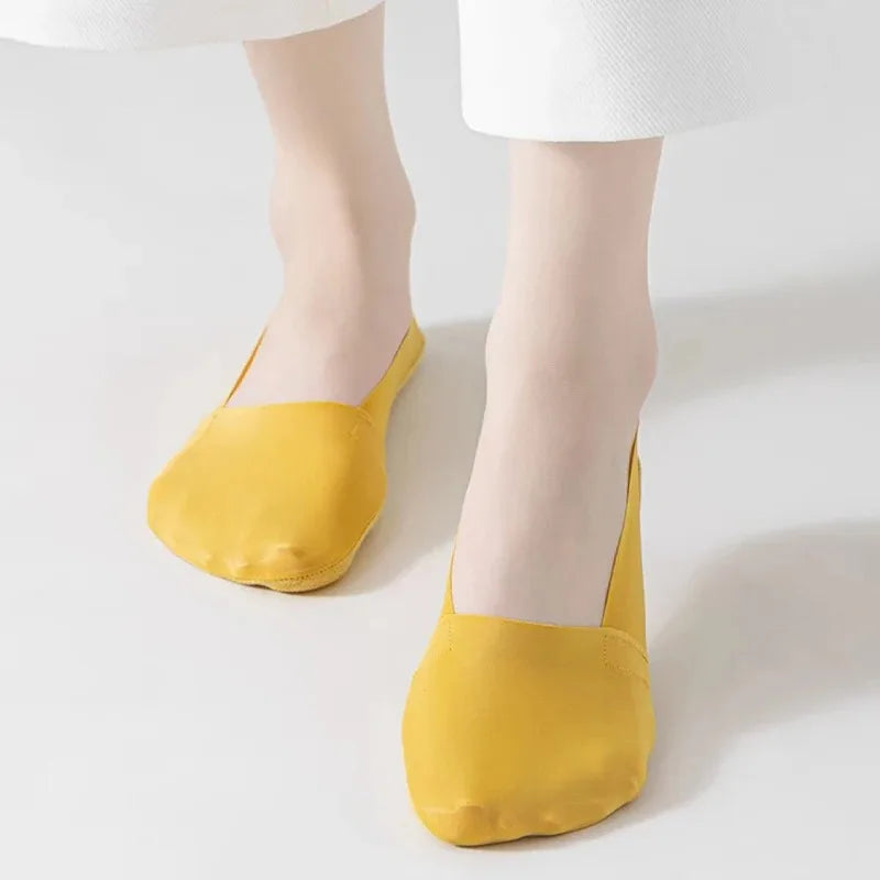 Women's No-Show Socks – 5 Pairs | Breathable & Non-Slip