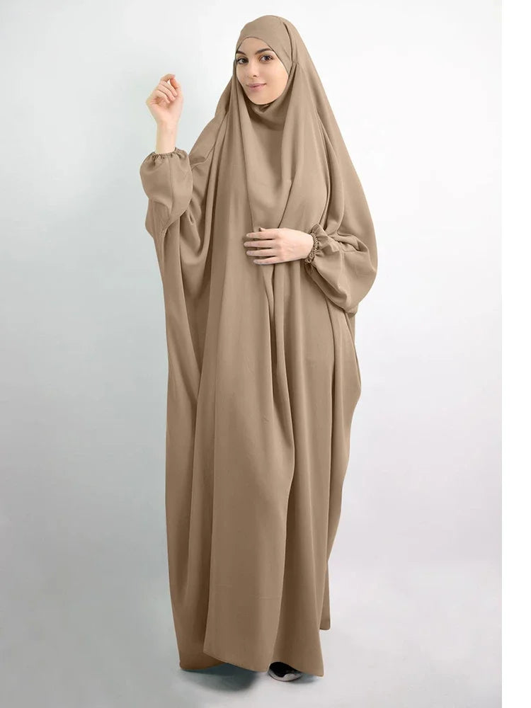 Eid Hooded Abaya – Full Cover Hijab Dress & Long Khimar for Women