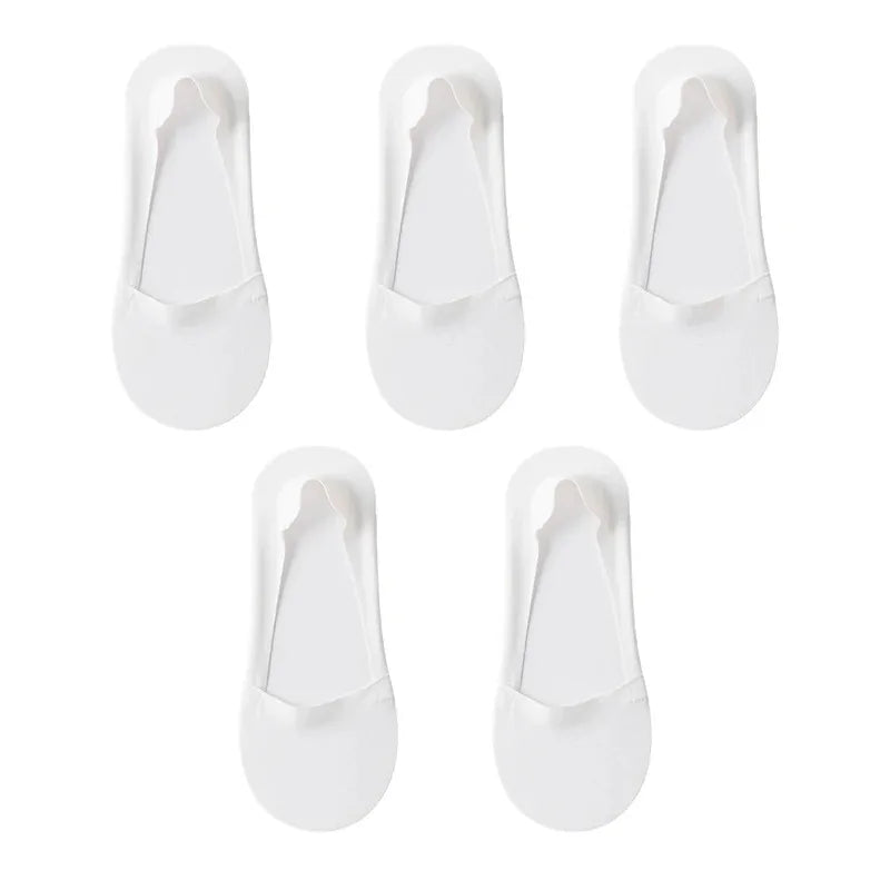 Women's No-Show Socks – 5 Pairs | Breathable & Non-Slip