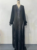 Muslim Modest Jalabiya Dress – Eid Ramadan Kaftan Cardigan Robe 2024
