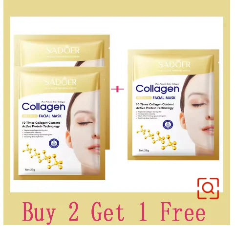Korean Collagen Anti-Wrinkle Face Mask – Moisturising & Brightening Skincare Mask