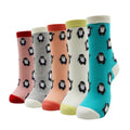 Women's Kawaii Cartoon Cotton Socks – Colourful Cute Novelty Socks (5 Pairs)