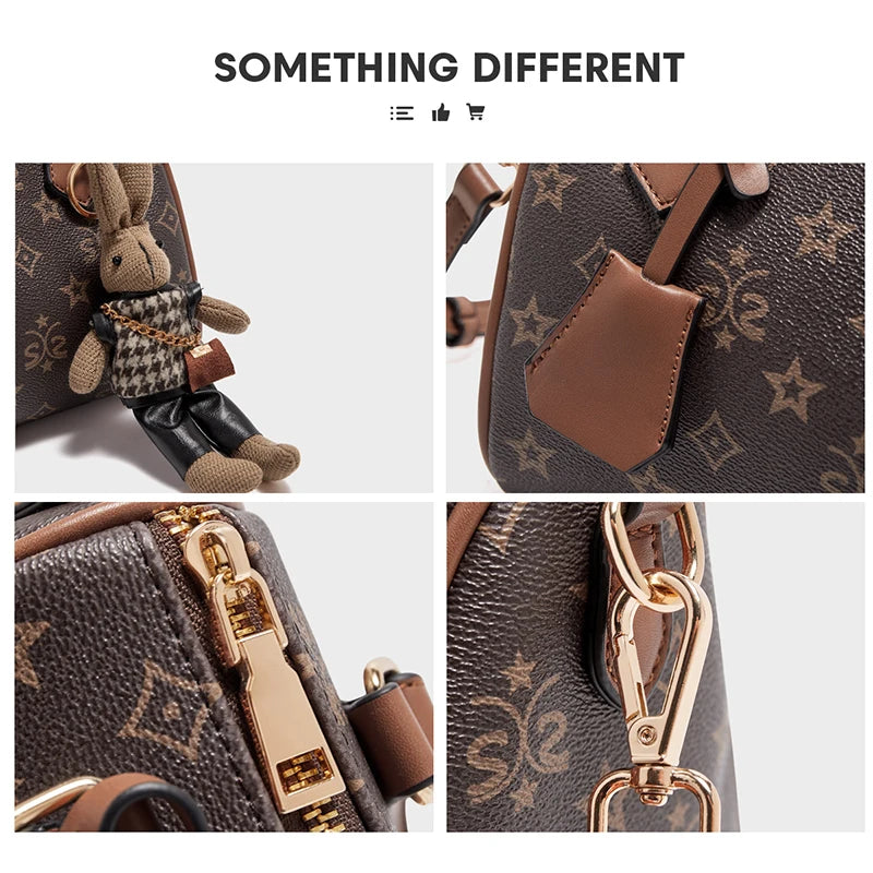 FOXER Vintage Pillow Bag 2026 – Fashion Large Crossbody Shoulder Handbag for Daily & Commute