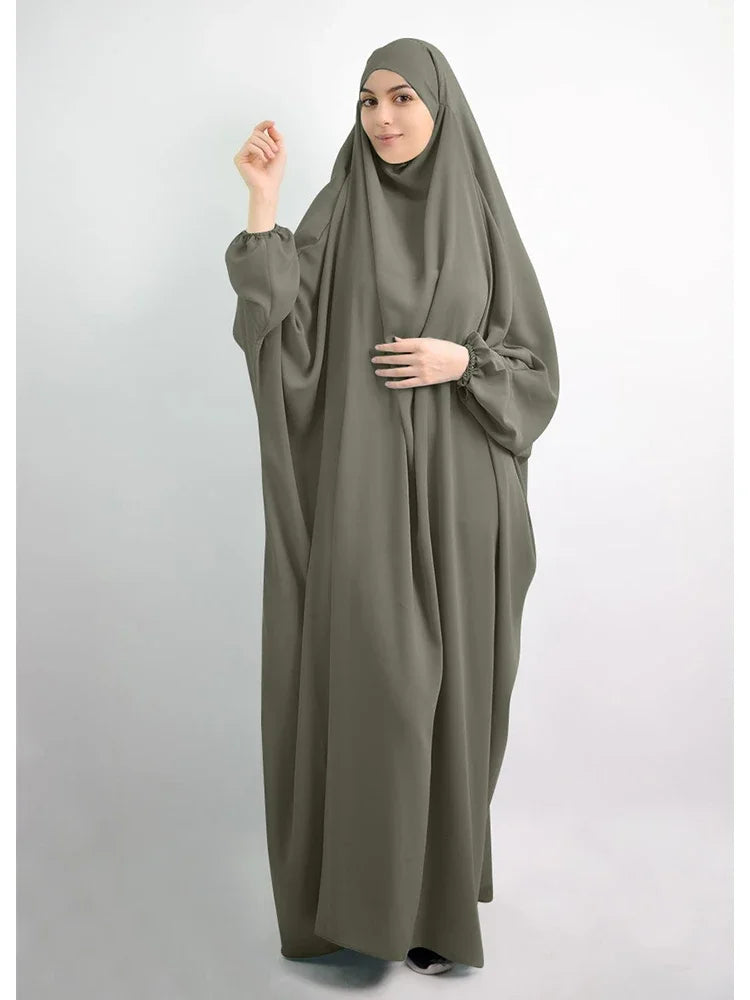 Eid Hooded Abaya – Full Cover Hijab Dress & Long Khimar for Women