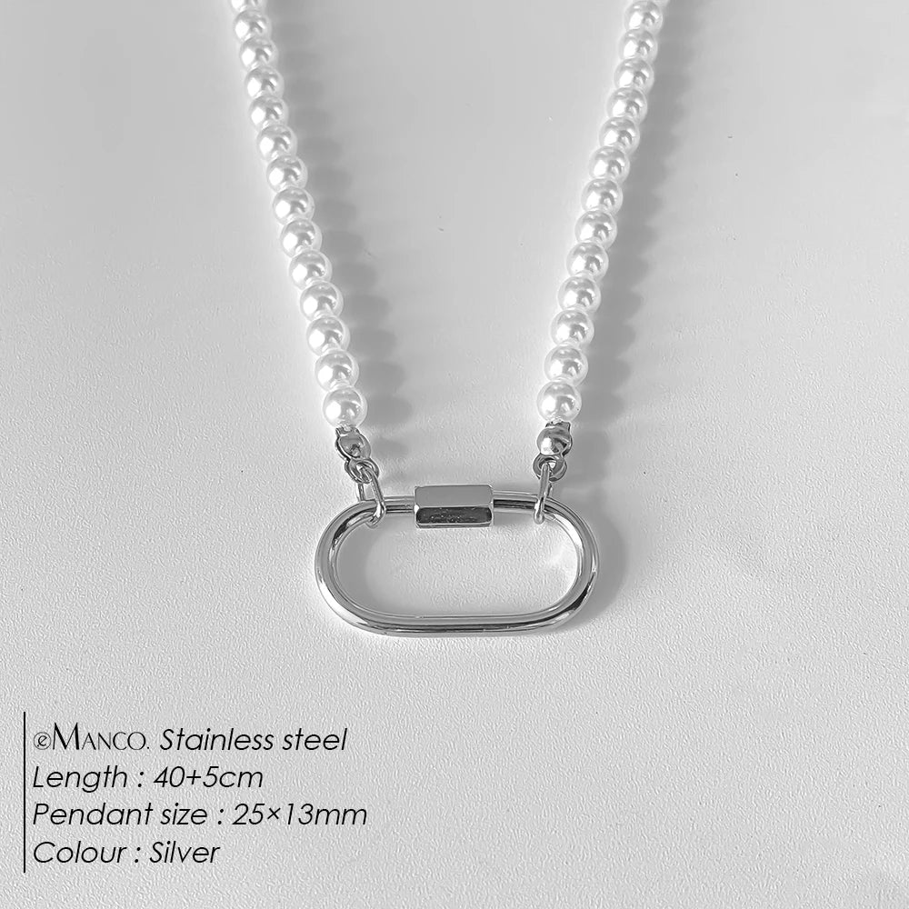 14K Gold Plated Stainless Steel Pendant Necklace – Waterproof Fashion Jewelry