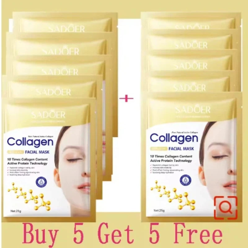 Korean Collagen Anti-Wrinkle Face Mask – Moisturising & Brightening Skincare Mask