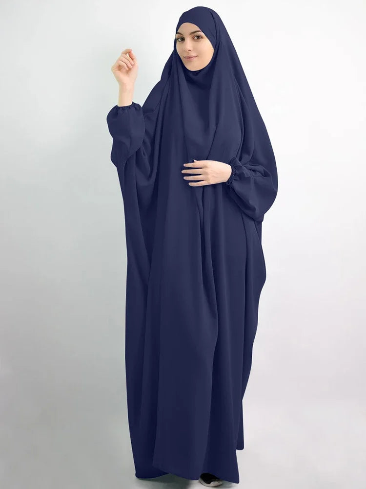 Eid Hooded Abaya – Full Cover Hijab Dress & Long Khimar for Women