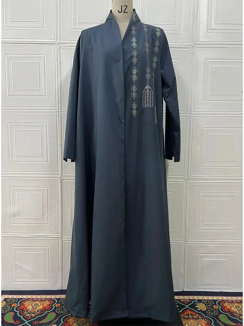 Eid Abaya Trench Coat – Long Kaftan Cardigan Robe for Women 2026