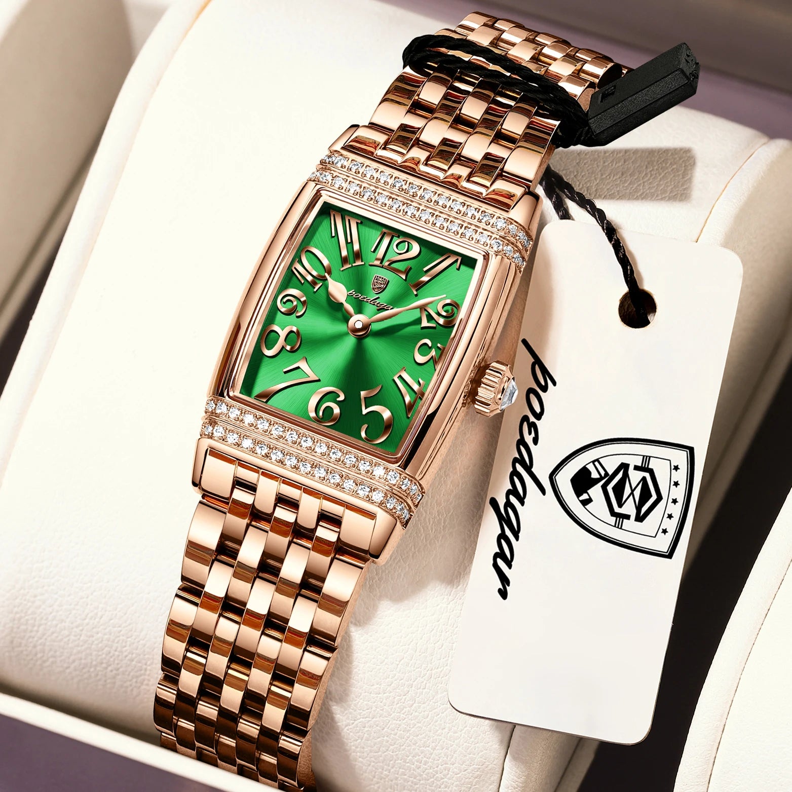 POEDAGAR Elegant Women's Watch – Casual Stainless Steel, Waterproof Quartz