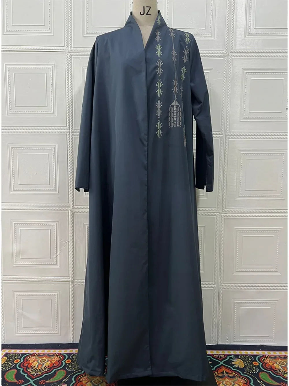 Eid Abaya Trench Coat – Long Kaftan Cardigan Robe for Women 2026