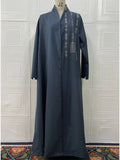 Eid Abaya Trench Coat – Long Kaftan Cardigan Robe for Women 2026
