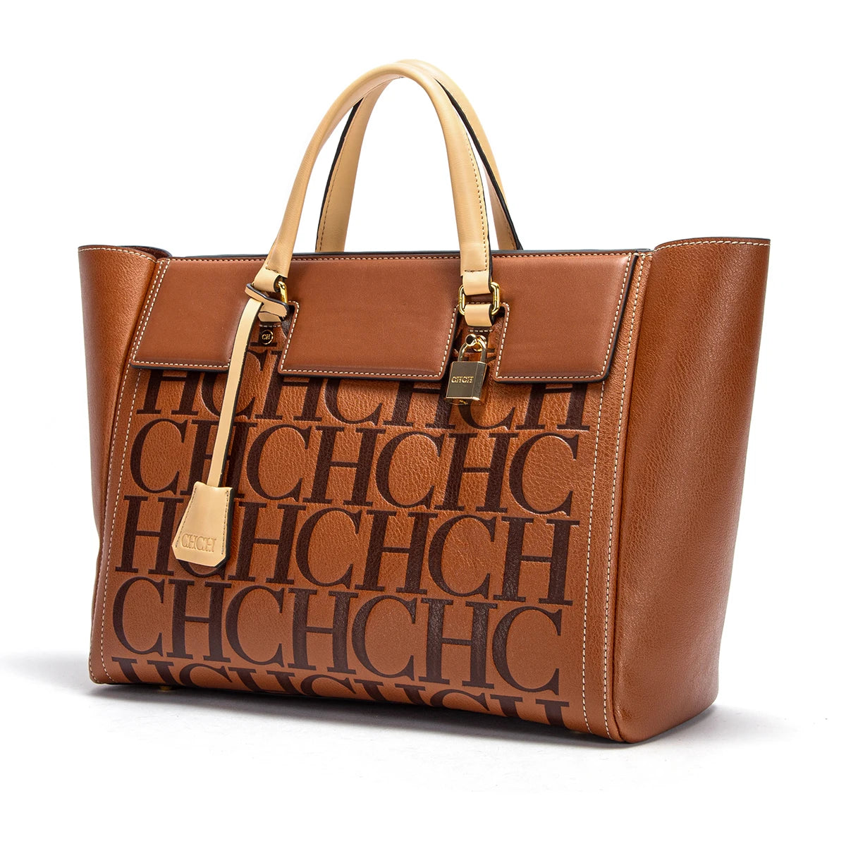 Women's Embossed Leather Handbag – Large Capacity Business Wallet Bag