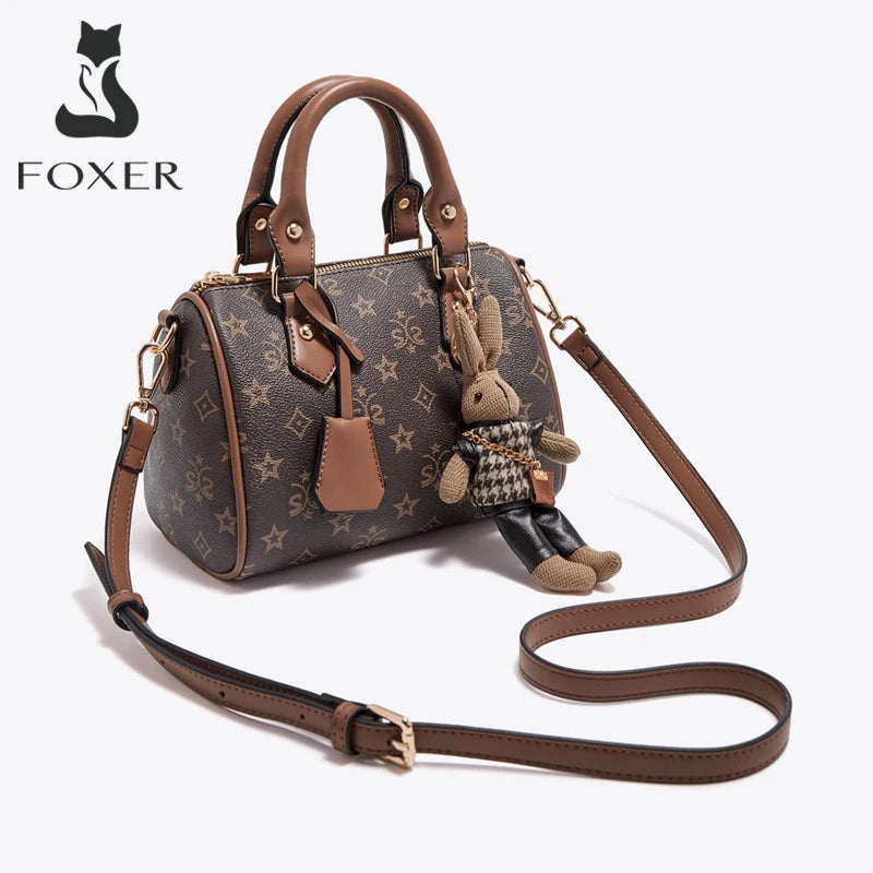 FOXER Vintage Pillow Bag 2026 – Fashion Large Crossbody Shoulder Handbag for Daily & Commute
