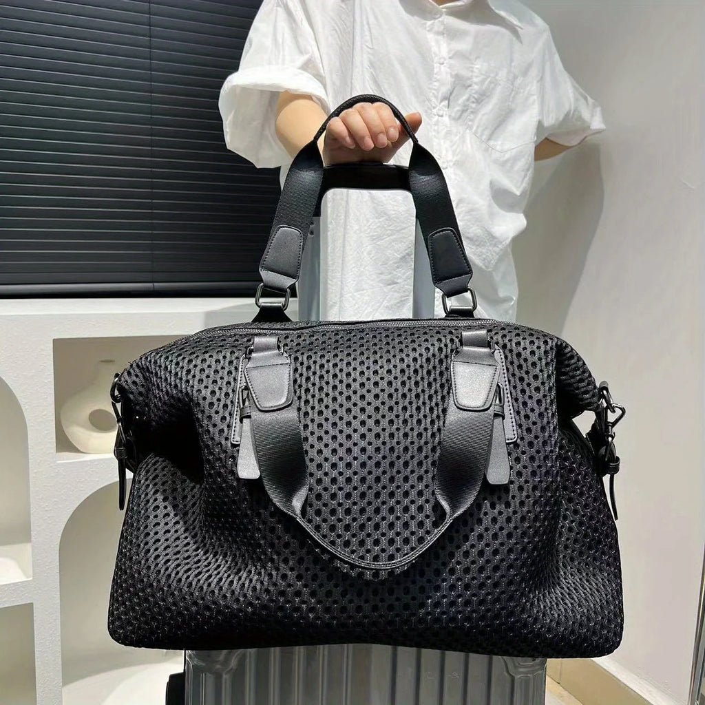 Women's Travel Bag – Lightweight Waterproof Nylon Mesh Shoulder Messenger Bag
